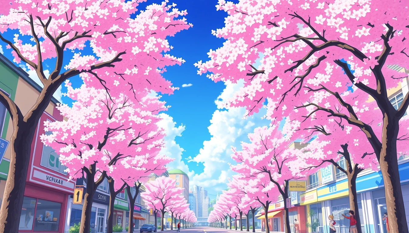 🔥 [30+] Anime City Spring Wallpapers 