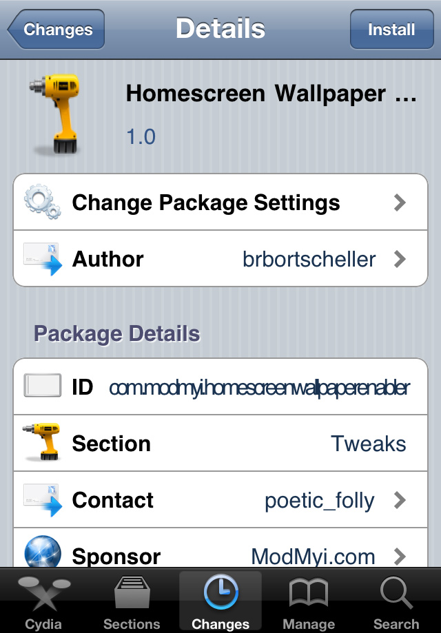 Wallpaper Enable Homescreen On iPhone Ipod Touch Cydia