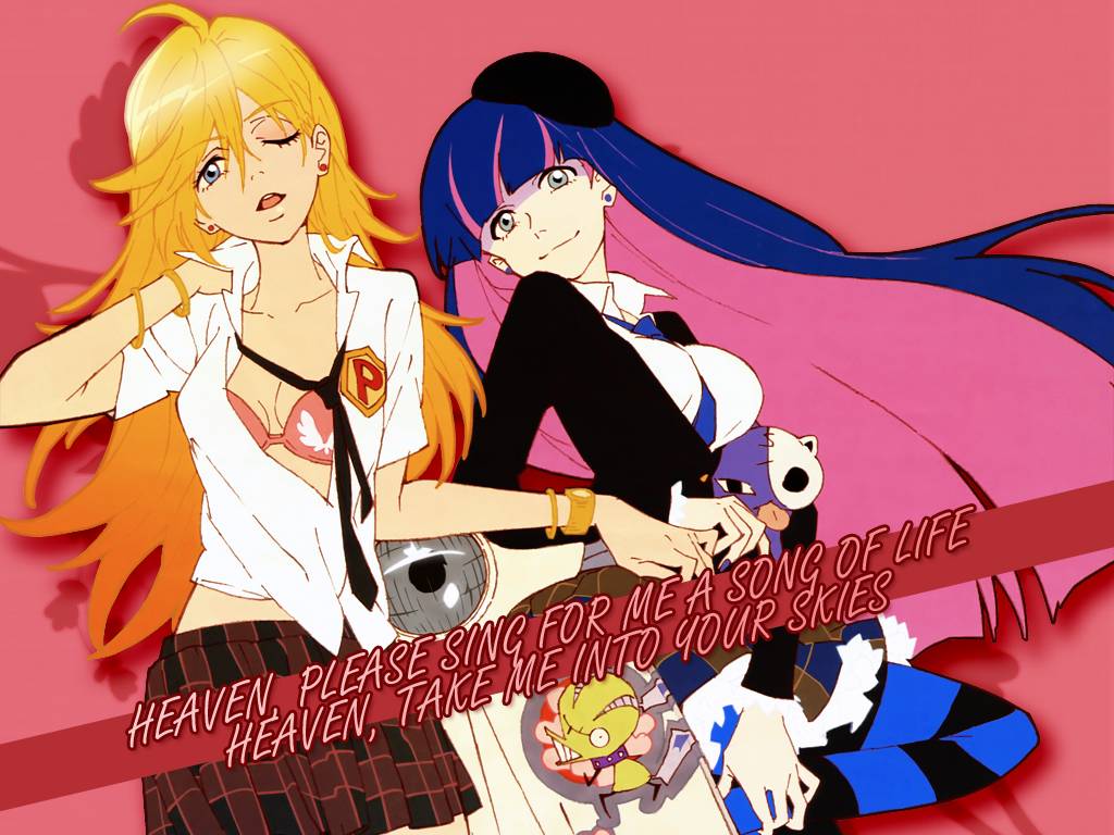 Panty And Stocking With Garterbelt Wallpaper Png