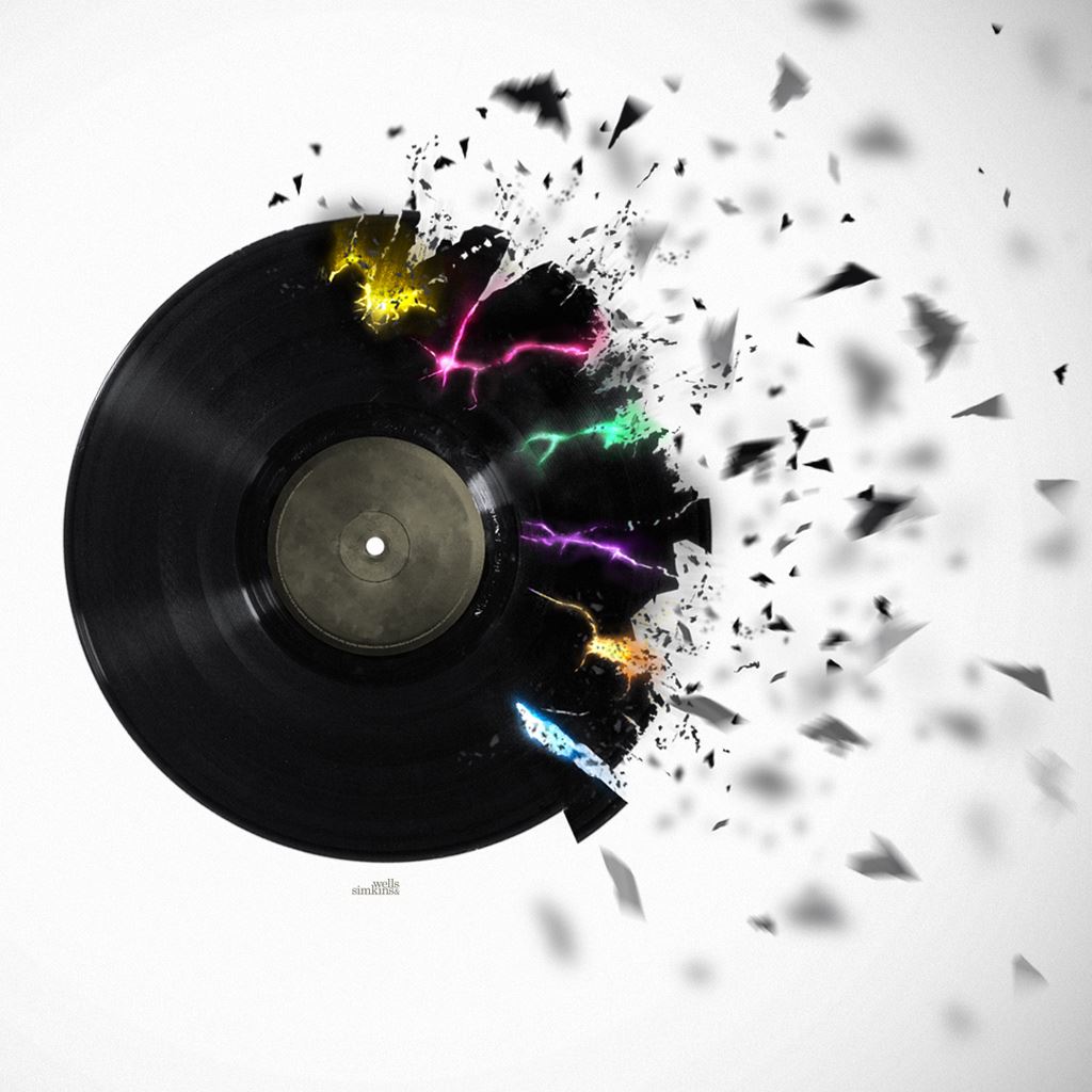 Vinyl Record iPad Wallpaper