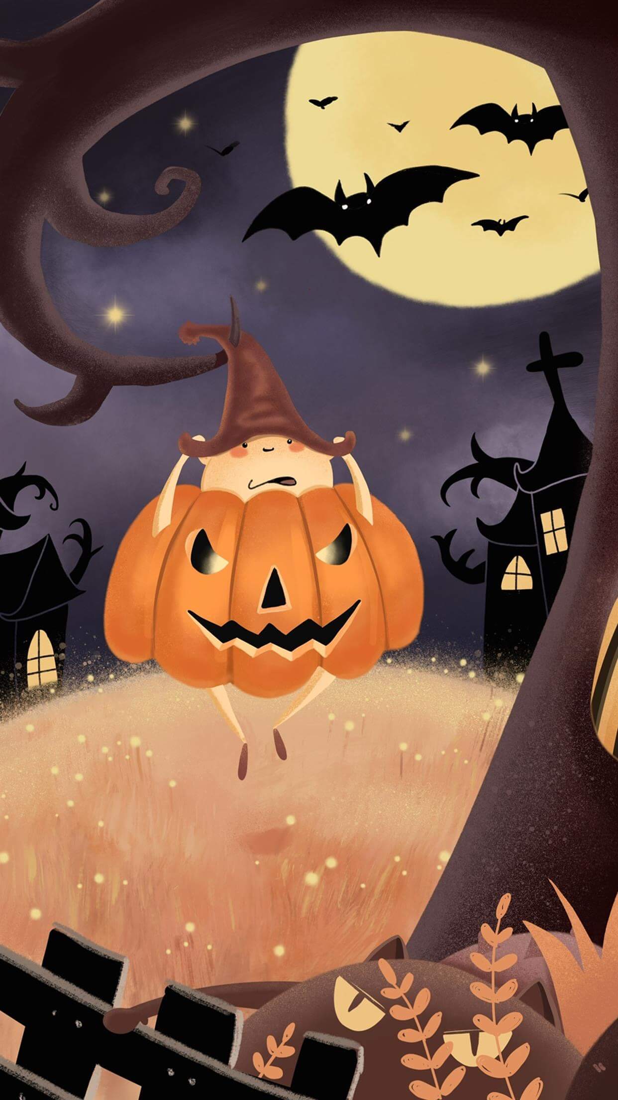 Cute Halloween Phone Wallpaper