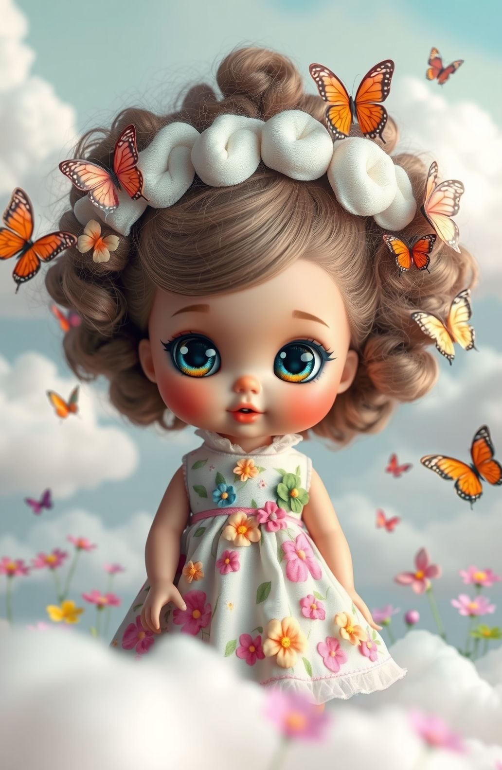 Very Cute Doll Wallpaper