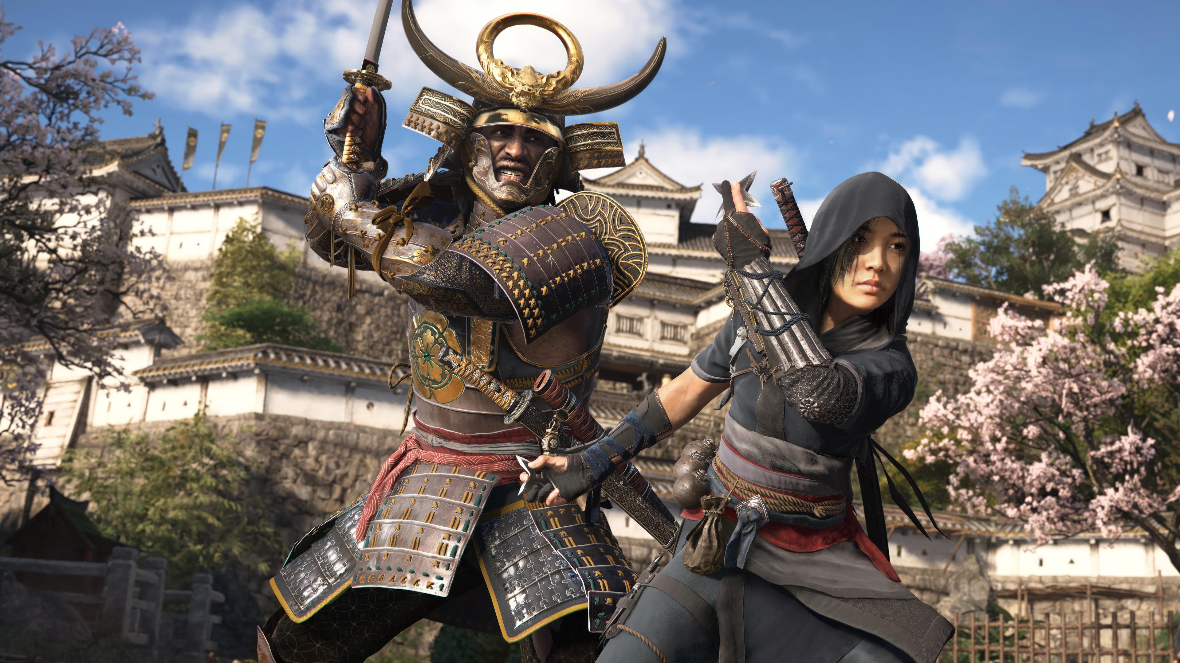 Assassin S Creed Shadows Yasuke Naoe Wallpaper 4k HD Pc 4070j