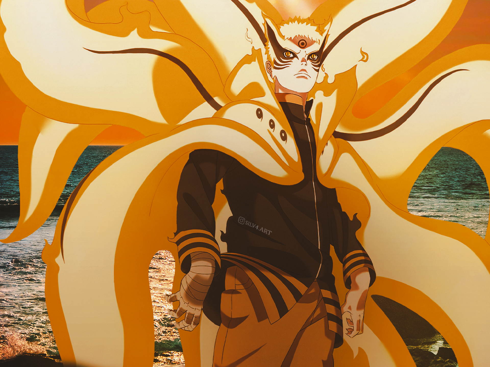 Naruto Uzumaki Baryon Mode Anime Wallpaper 4k Ultra HD ID8736