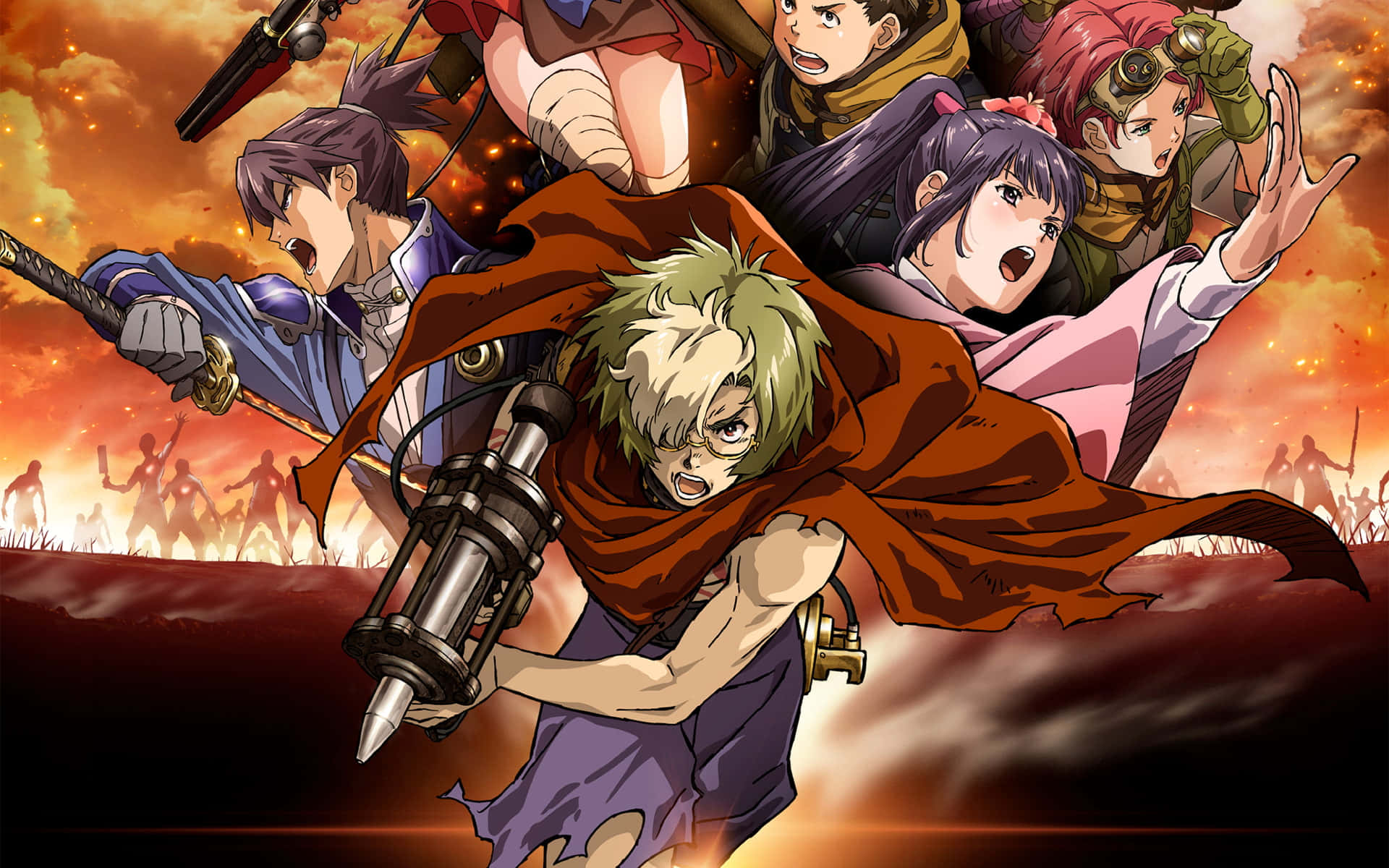 Mumei The Courageous Heroine Of Kabaneri Iron Fortress Wallpaper