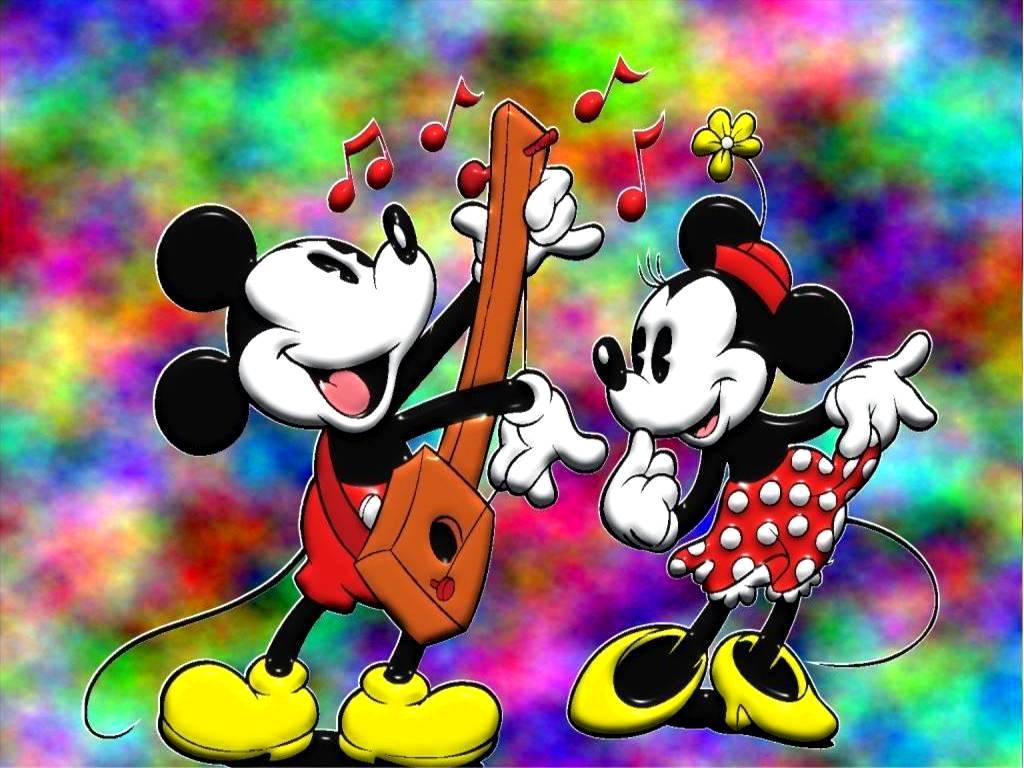 Mouse And Minnie Cute Mickey Wallpaper