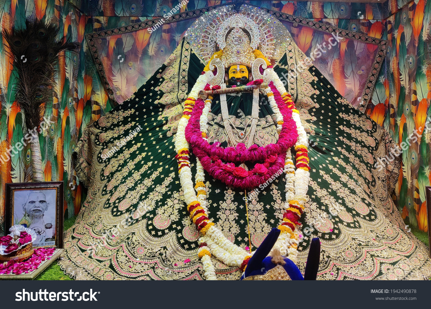 Idol Hindu God Khatu Shyam Baba Stock Photo Shutterstock