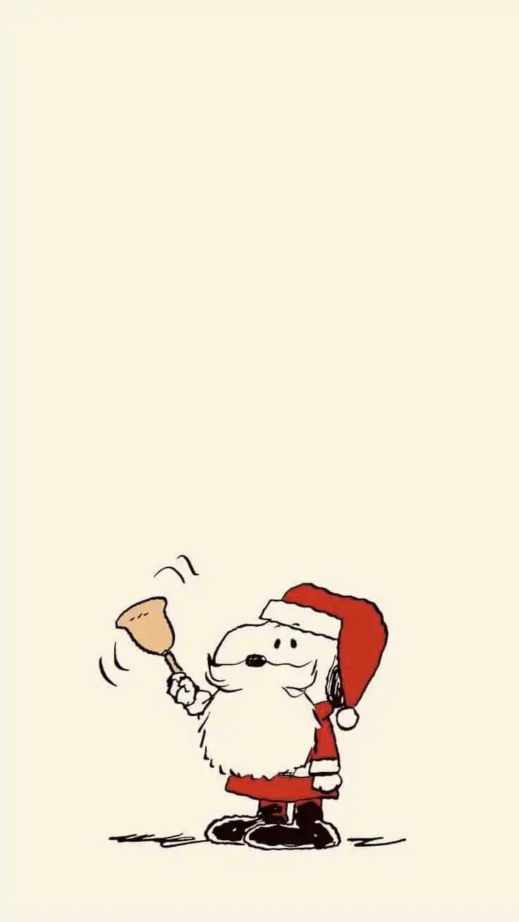 Snoopy Christmas iPhone Wallpaper