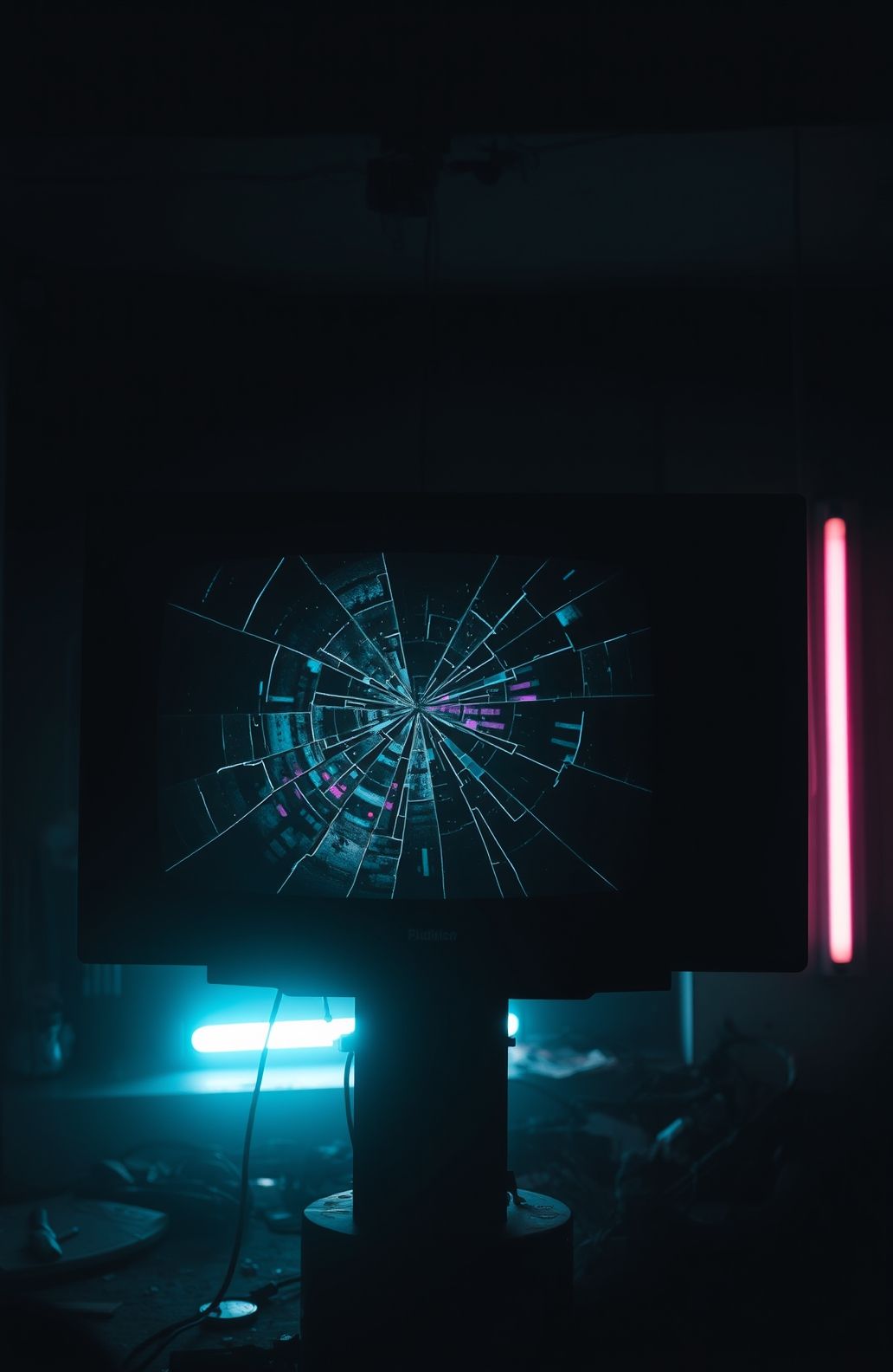 Broken Tv Screen Wallpaper