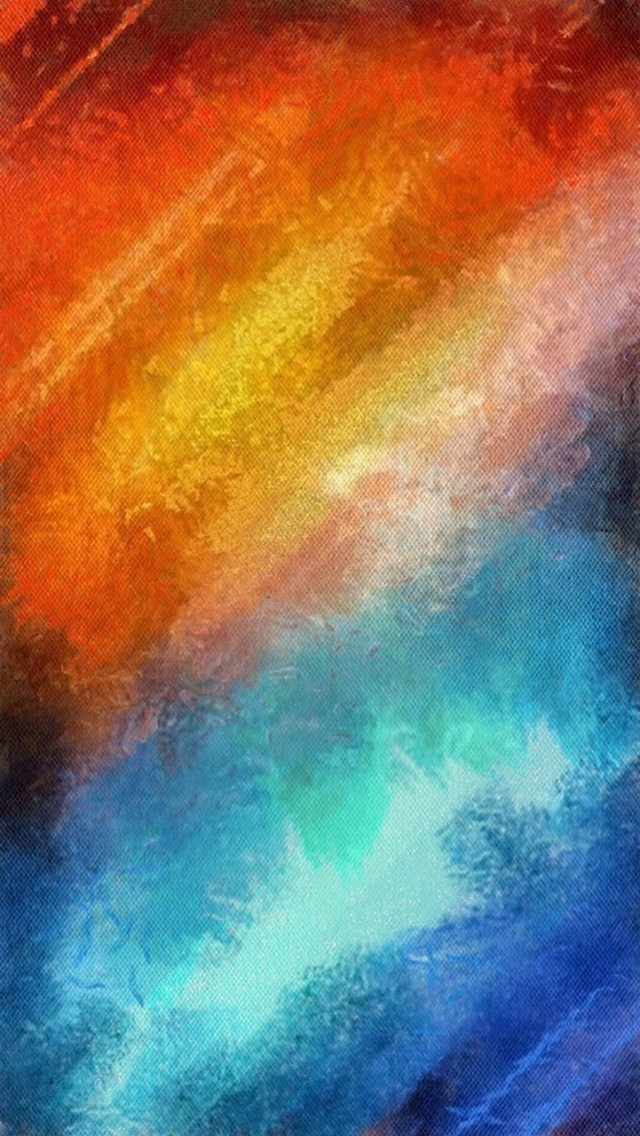 Orange Flash iPhone Wallpaper