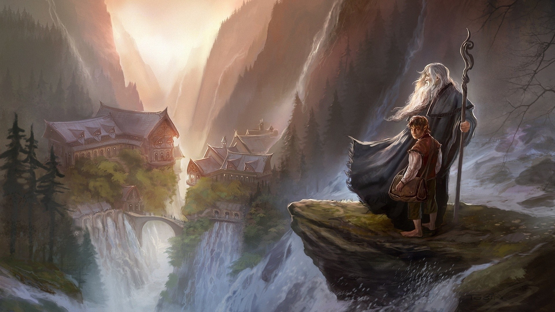 Rivendell The Lord Of Rings Hobbit Gandalf Imladris