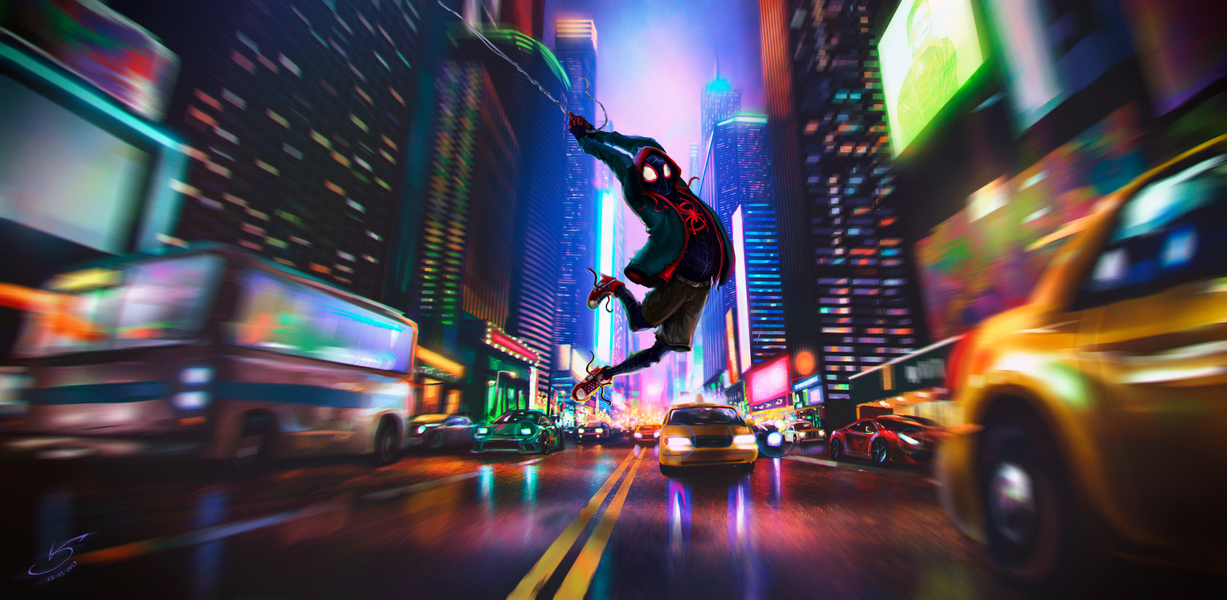 Spider Man In Verse Wallpaper HD Superheroes 4k