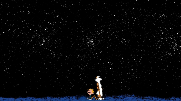 Calvin And Hobbes Outer Space Wallpaper