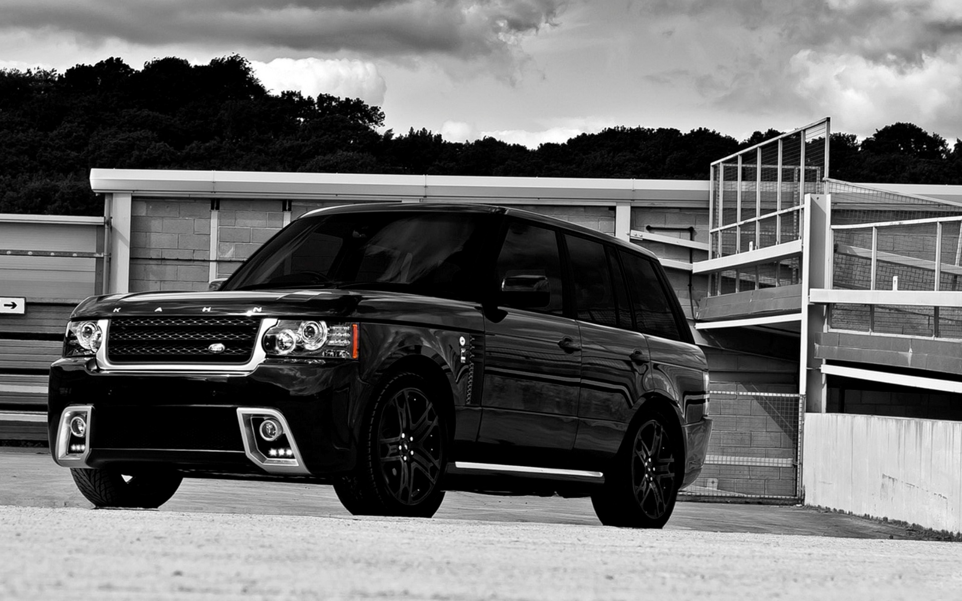 Range Rover Black Full Hd Wallpaper