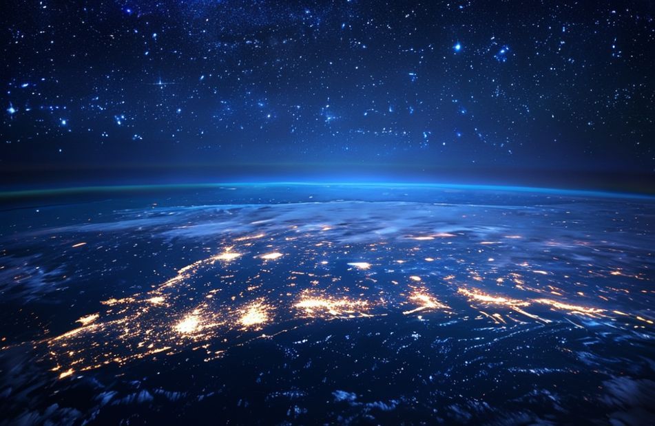 Earth At Night Wallpaper HD