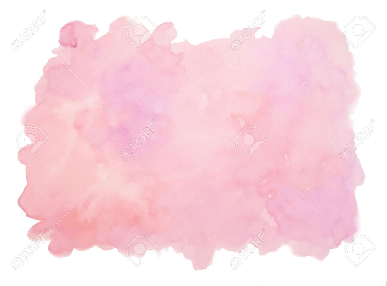 Coral Pink Peach Watercolor Background Texture Stock Photo