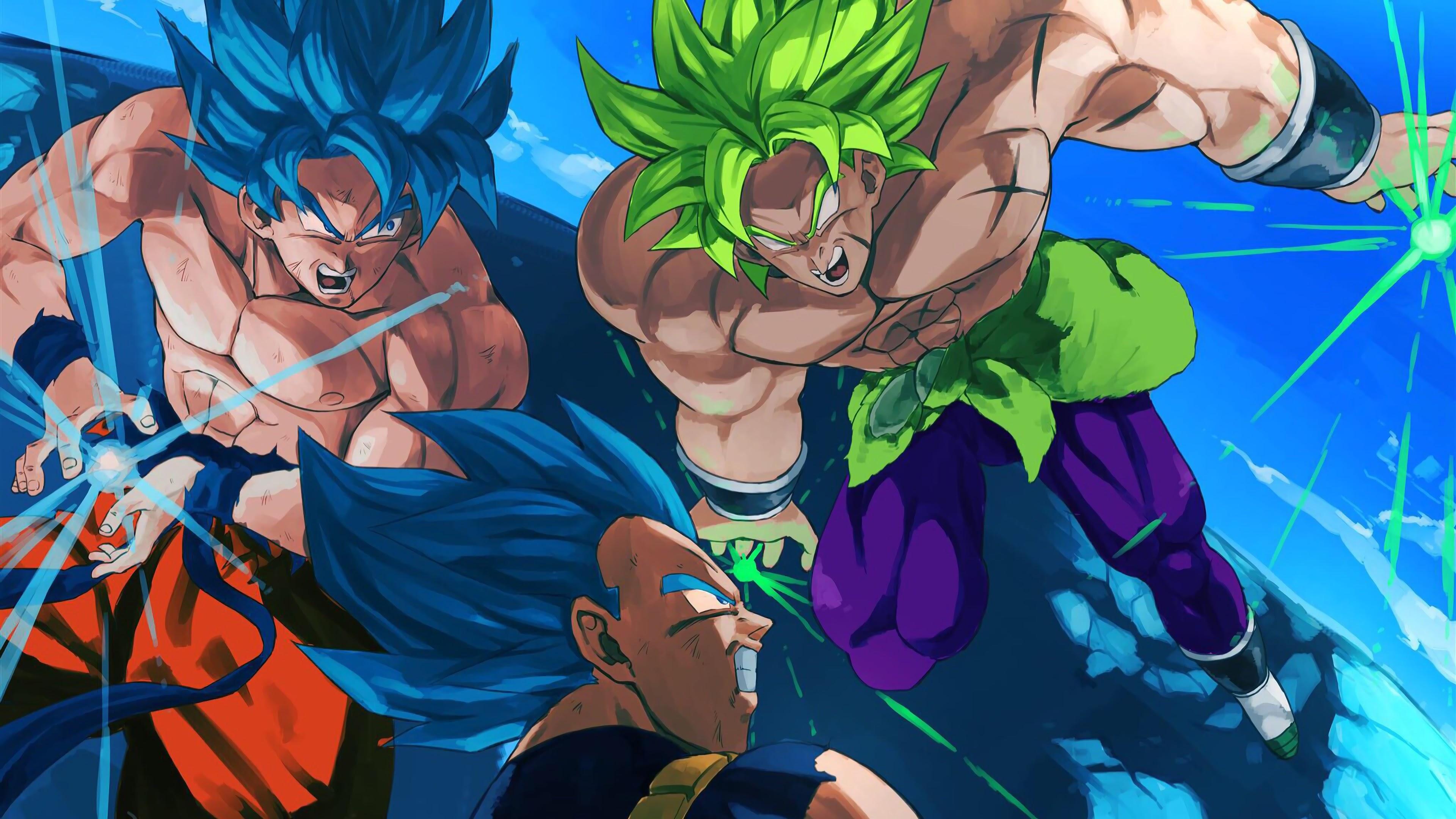 Dragon Ball Super Broly Goku Vegeta 4k Wallpaper