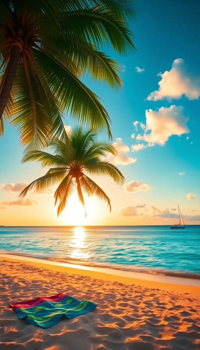 Tropical Beach Paradise Wallpaper