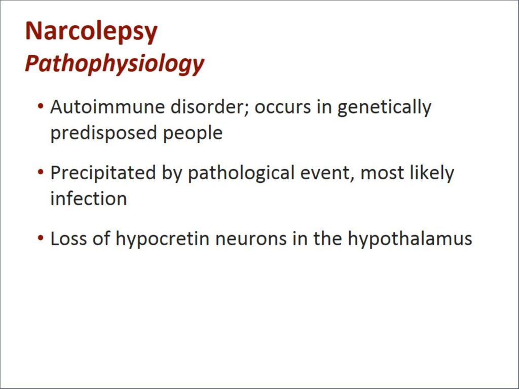 Diagnosis And Management Of Narcolepsy In Psychiatry Ppt