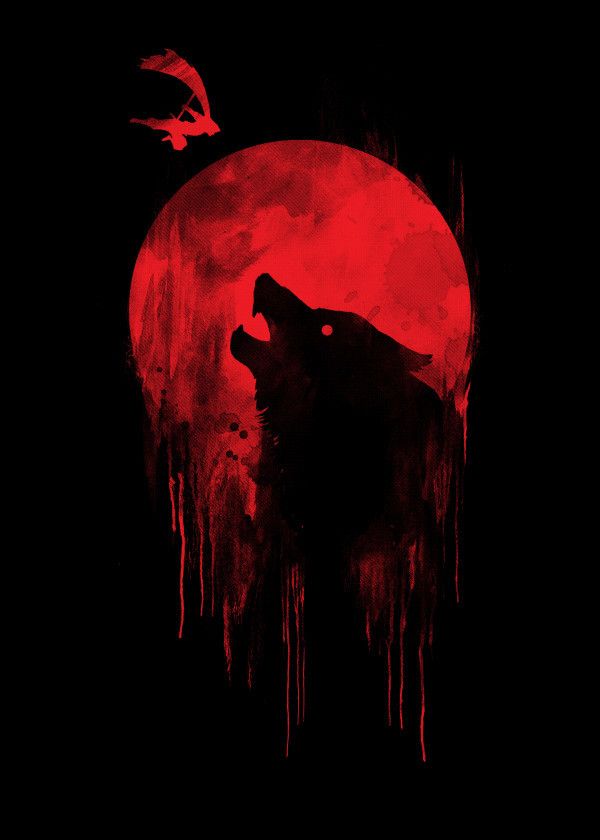 Wolf Hunting Poster By Steven Toang Displate Werewolf Art