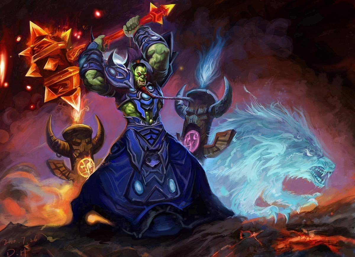 Wow Orc Shaman Wallpaper