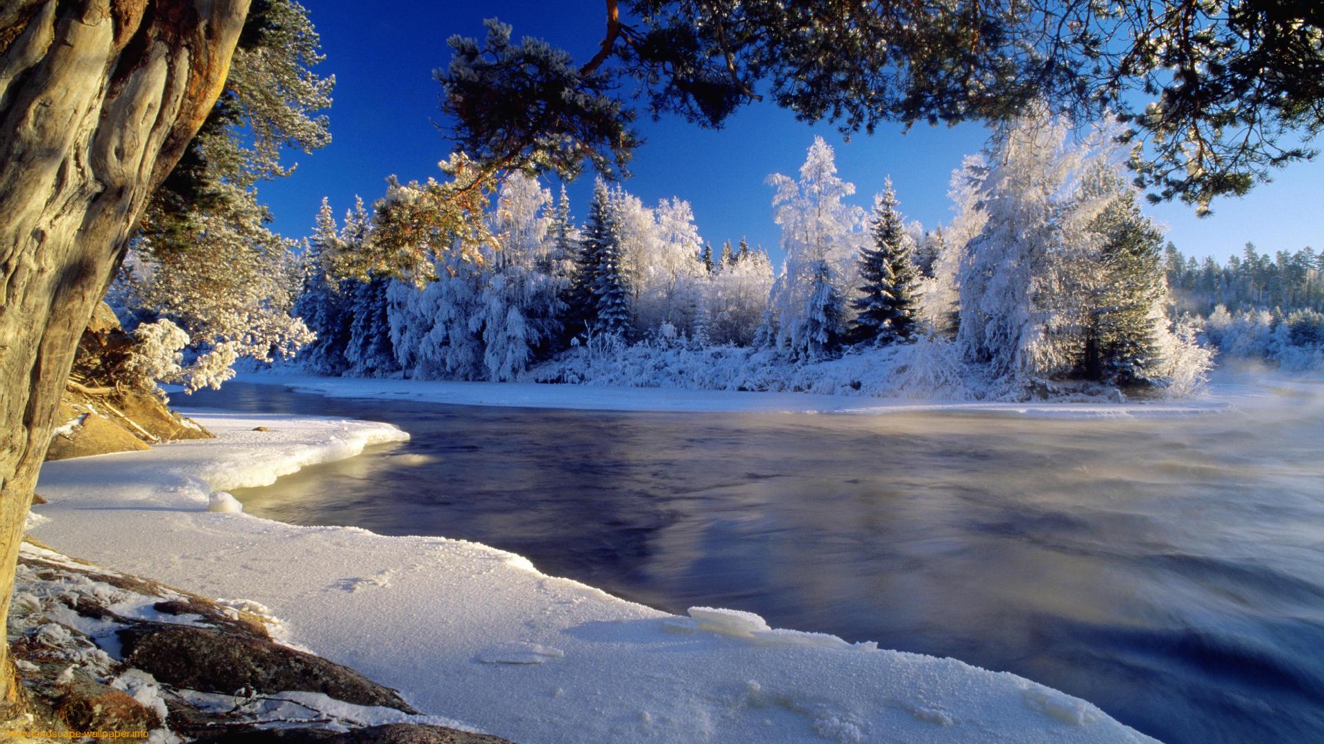 Winter Hot Wallpaper River