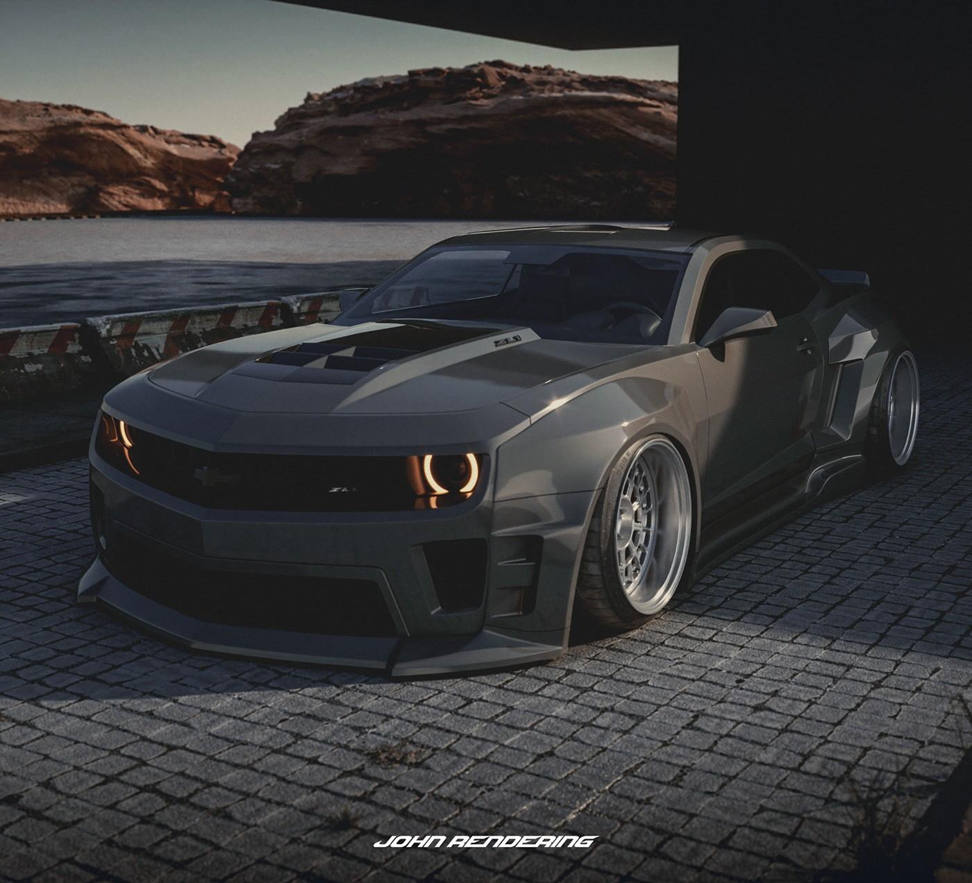 Wide Body Chevrolet Camaro Zl1 Could Probably Bench Press Your