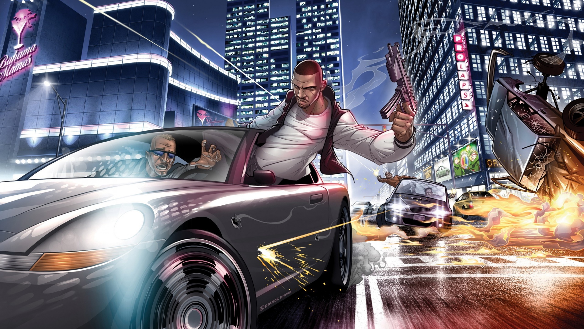 Grand Theft Auto Iv Art HD Wallpaper