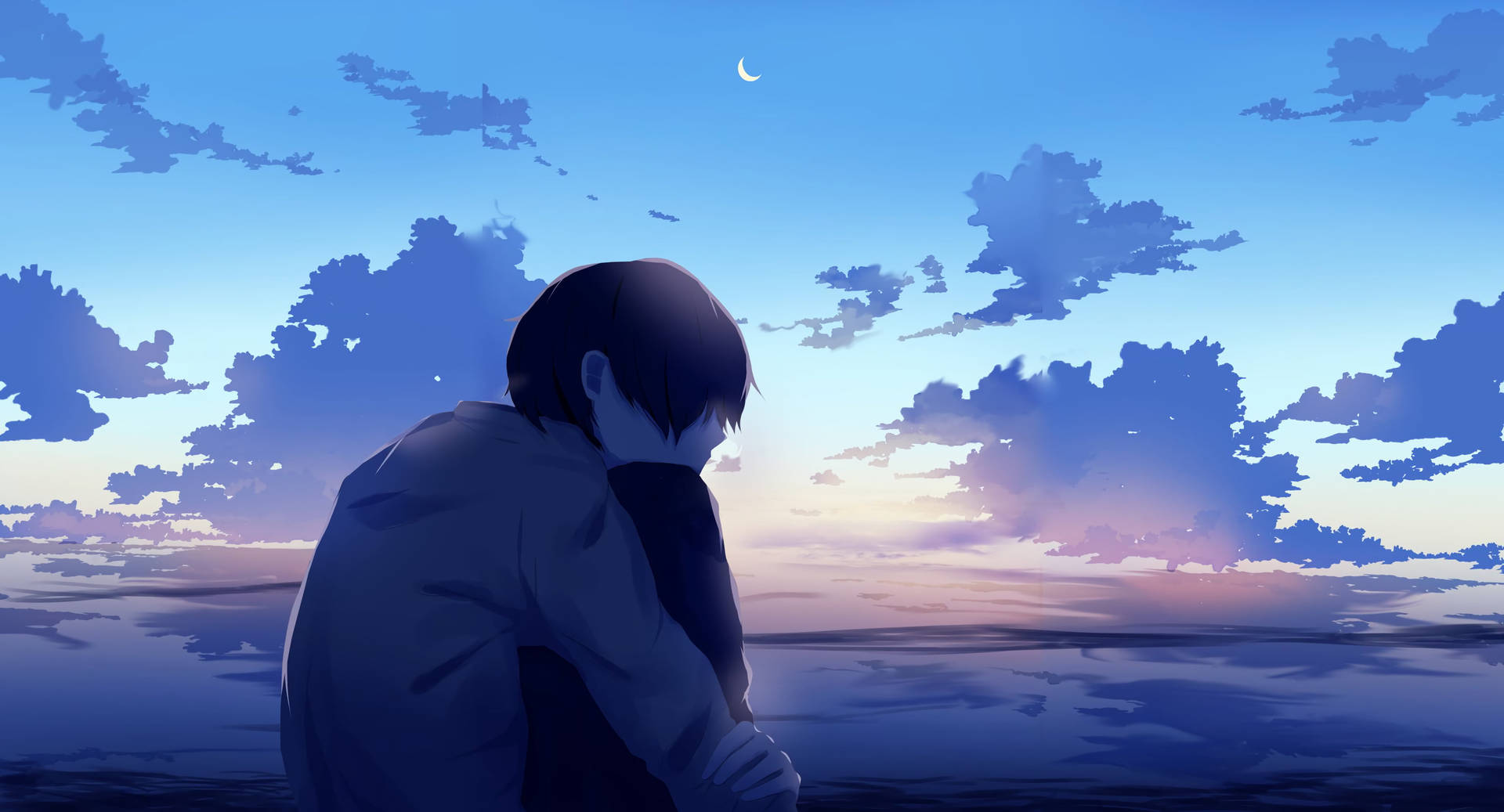 Sad Boy Anime Wallpaper