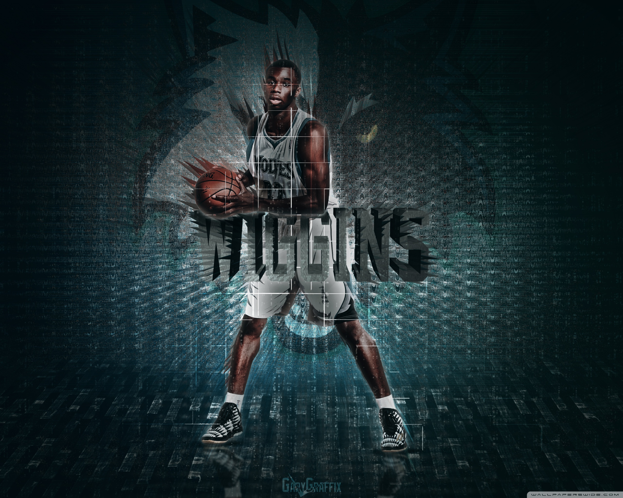 Andrew Wiggins Timberwolves 4k HD Desktop Wallpaper