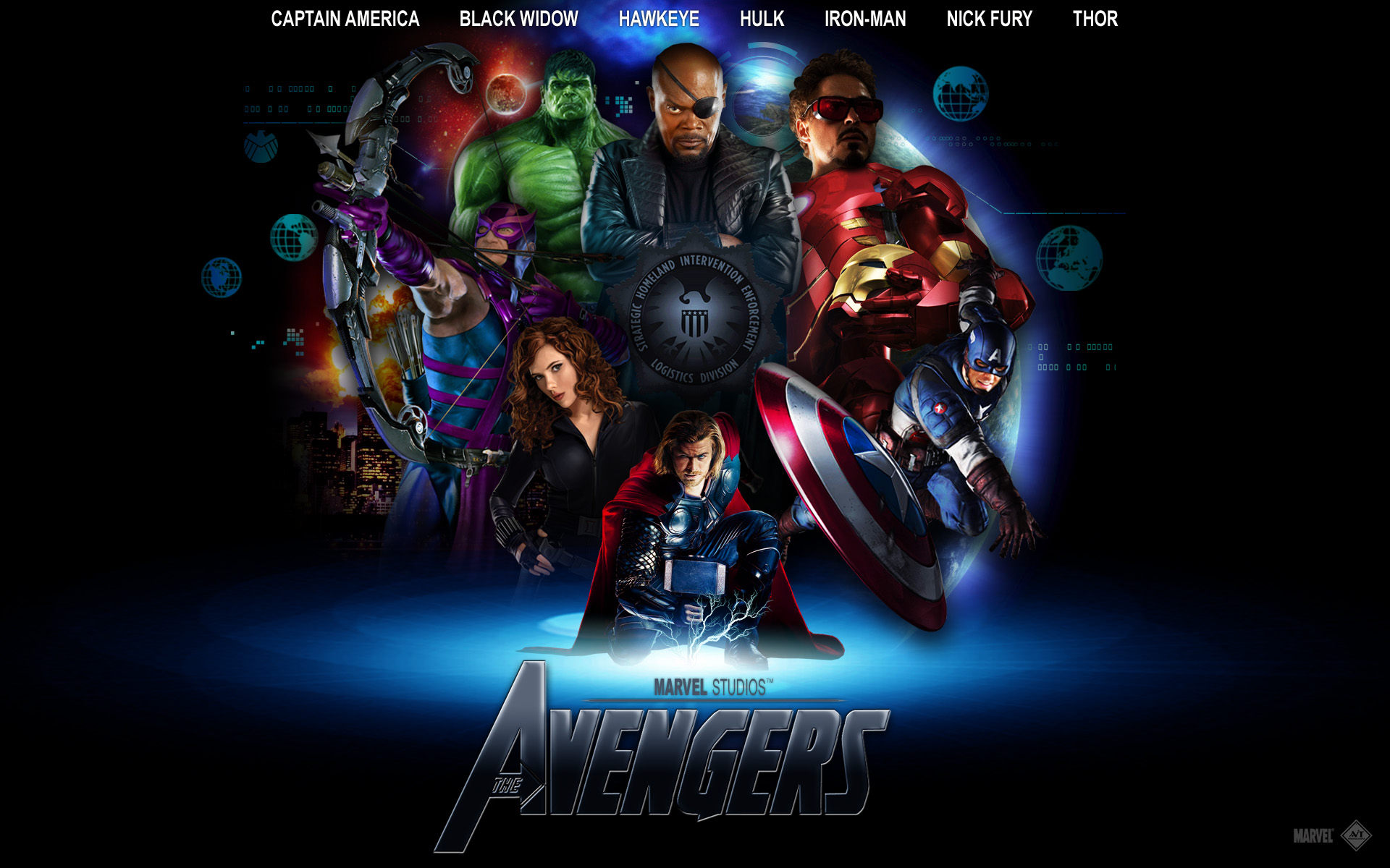 The Avengers Desktop Wallpaper