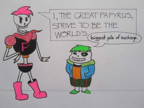 Jacksepticeye as Sans and Markiplier as Papyrus