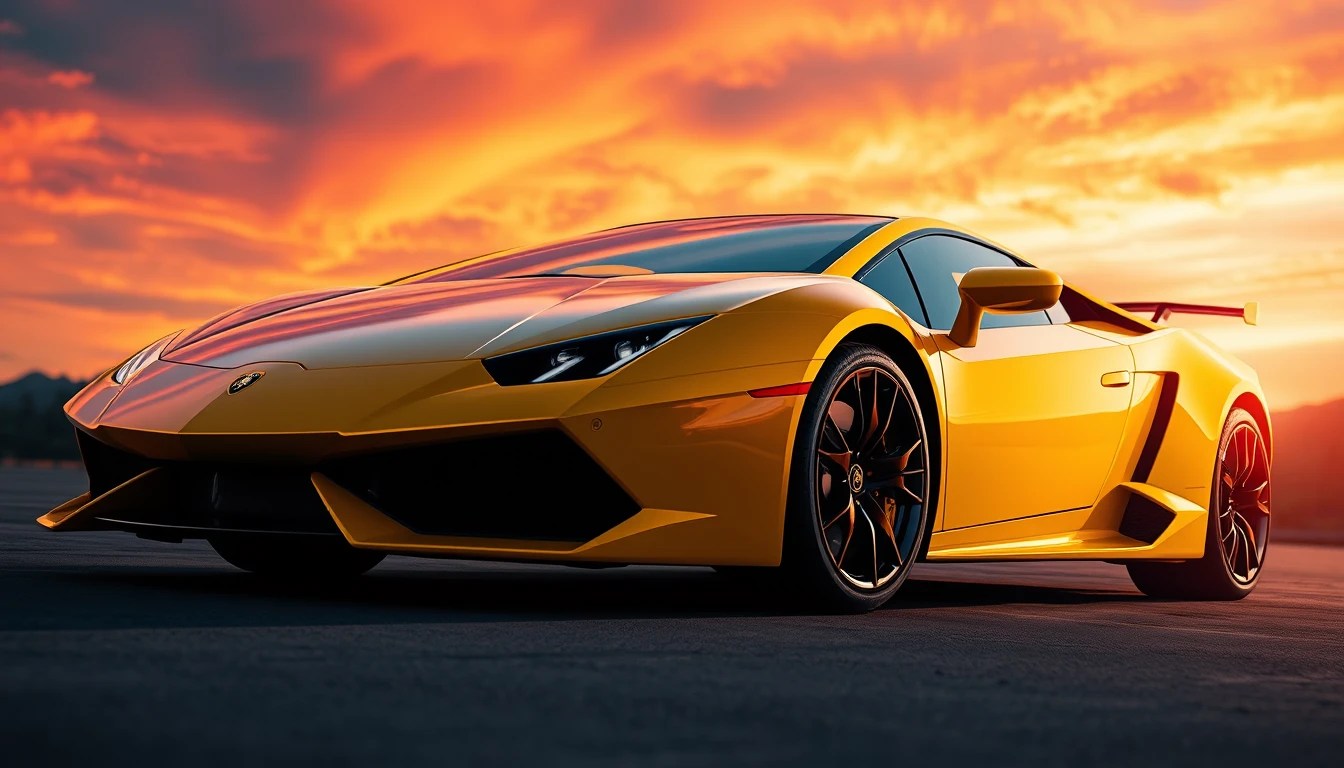 Yellow Lamborghini Wallpaper