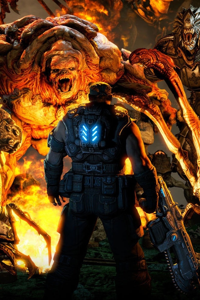 Free download for Games Gears of war 3 iphone hd wallpaper iPhone HD  Wallpaper [640x960] for your Desktop, Mobile & Tablet | Explore 66+ Gears  Of War Hd Wallpaper | Gears Of