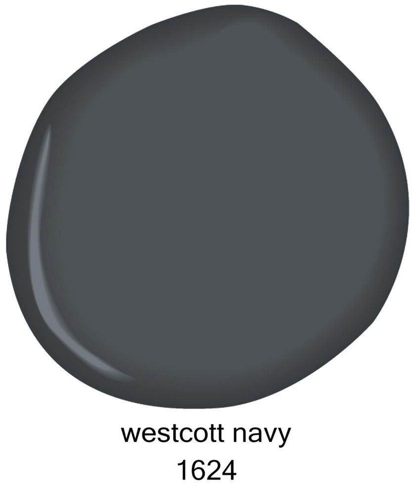 Benjamin Moore Westcott Navy Pint Sample By