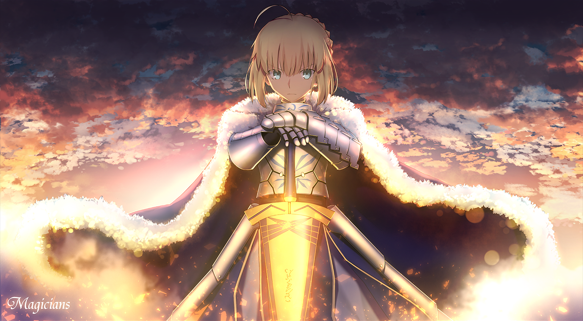 Saber Fate Series HD Wallpaper Background Image 1959x1080