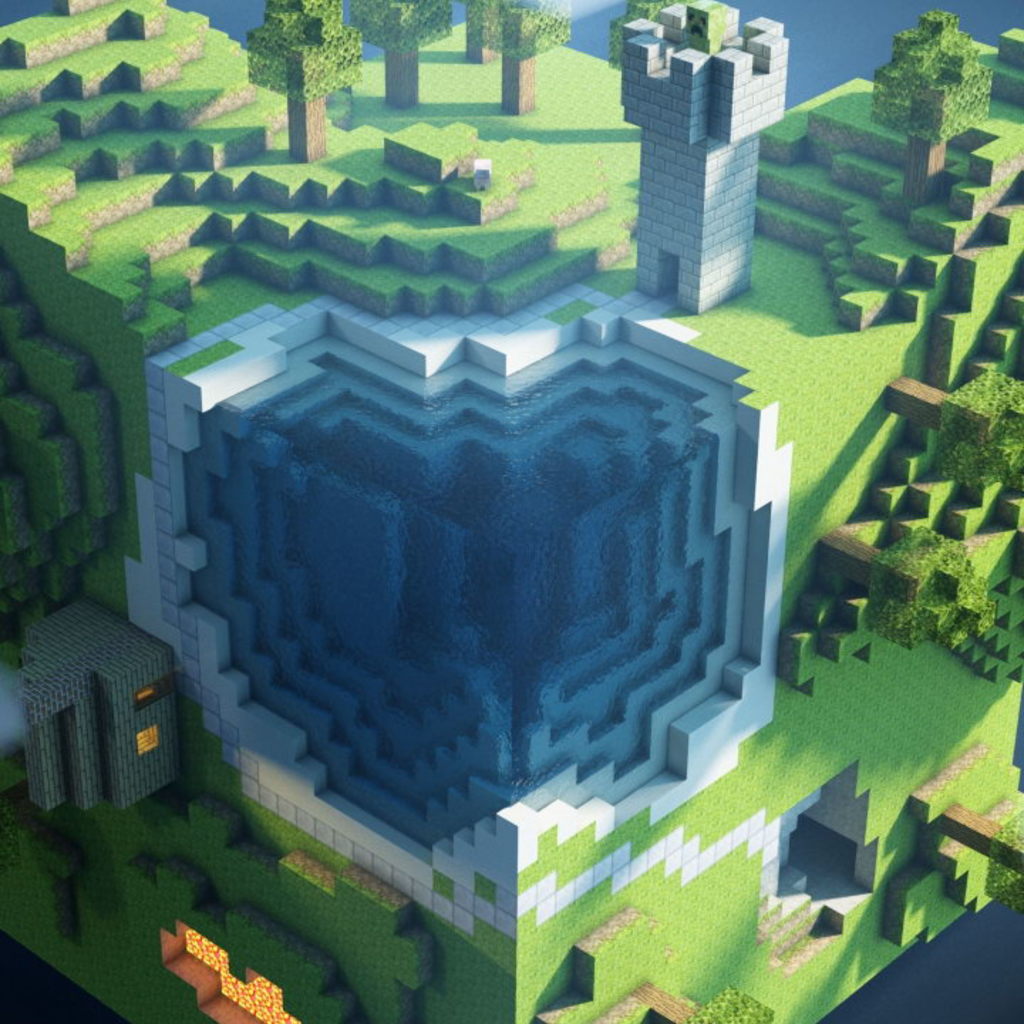 Minecraft World Wallpaper For Apple iPad Mini