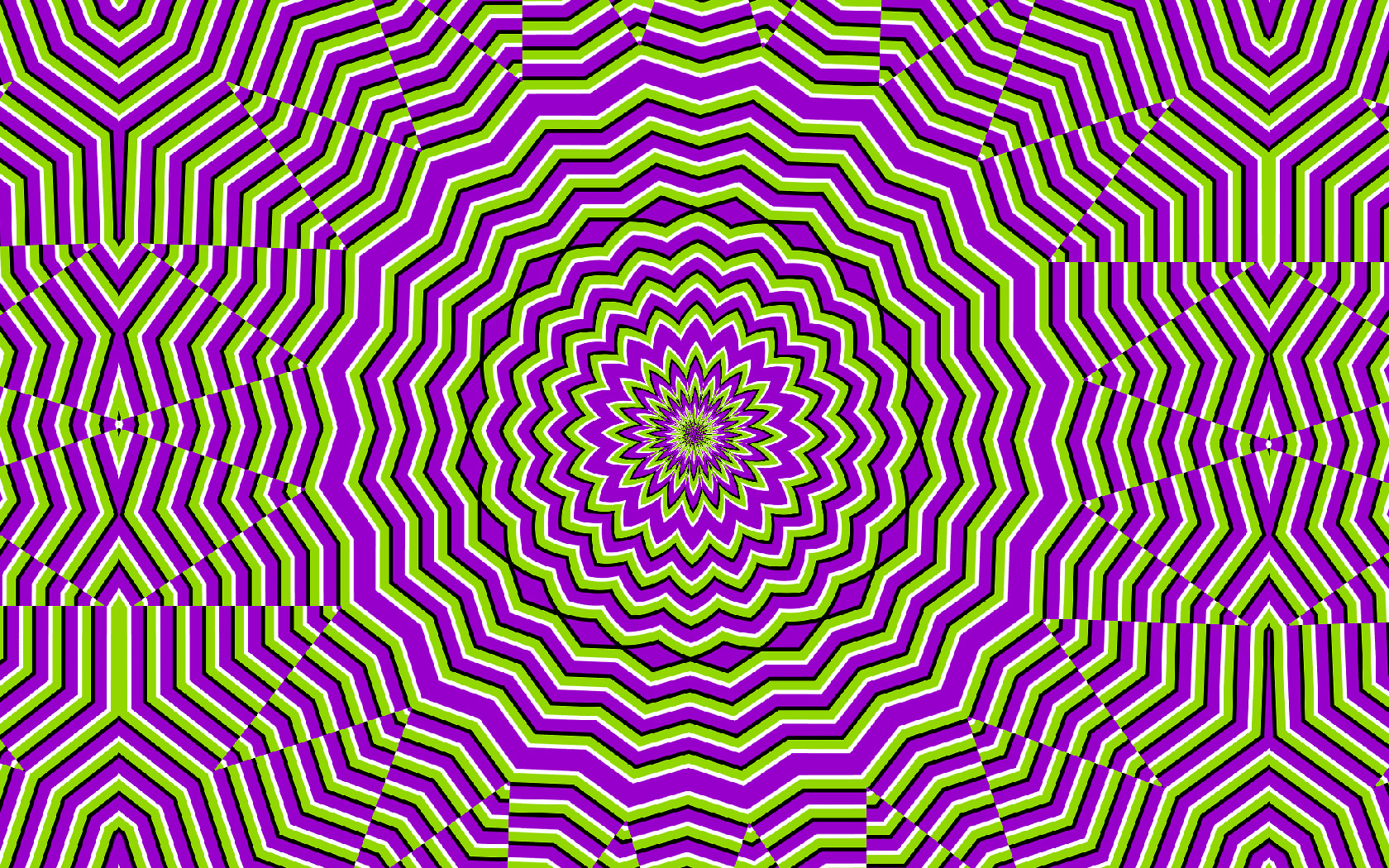 Optical Illusion Purple Wallpaper Full HD