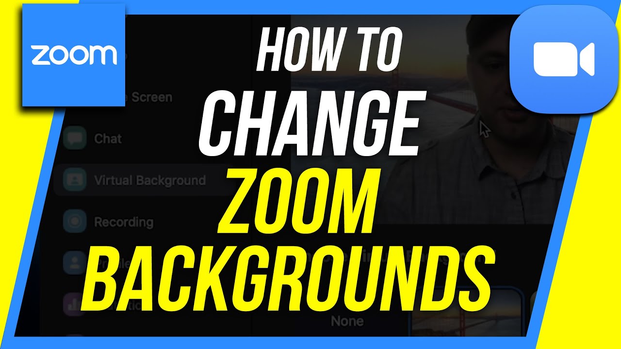 How To Change Your Background In Zoom Virtual