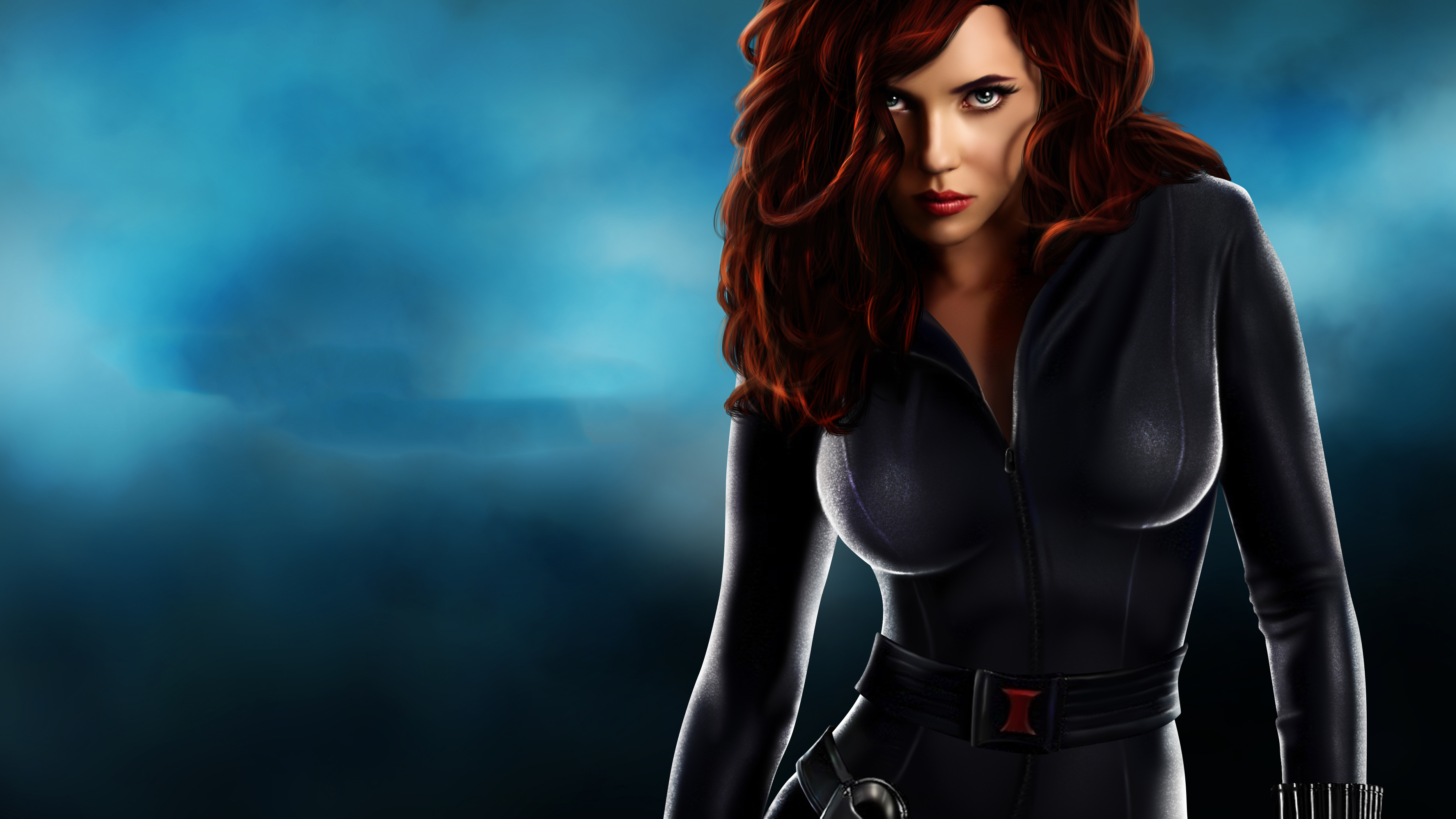 Black Widow Arts 4k Wallpaper HD Superheroes