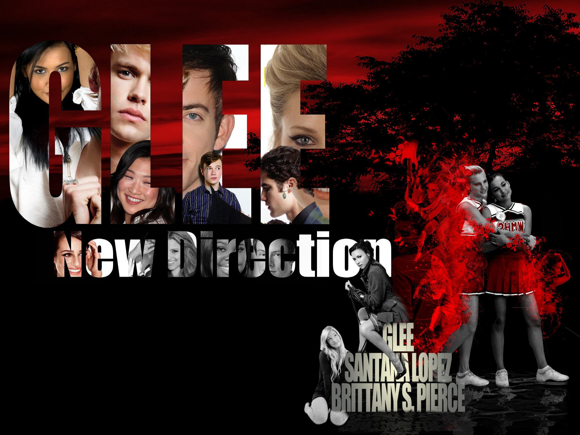 Glee Image Brittany And Santana HD Wallpaper Background