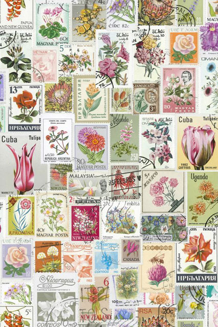 Purldeco Flower Stamps Wallpaper Ideas Designs Houseandgarden Co Uk