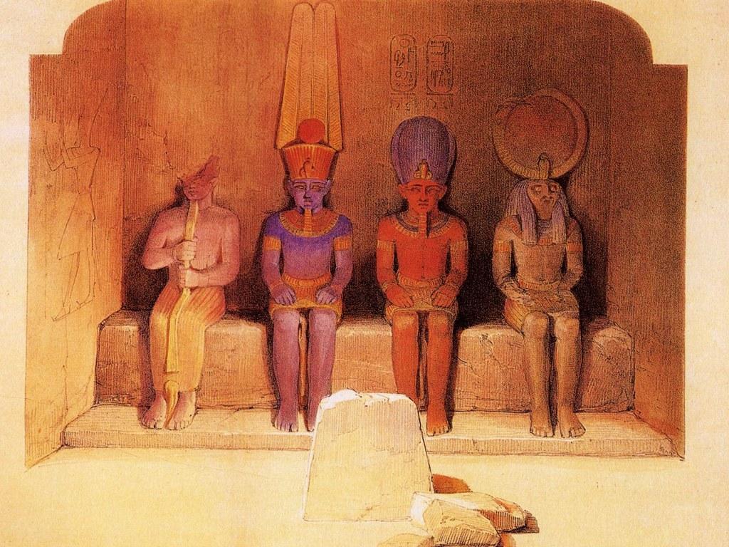 Picture Painting David Roberts Of Ancient Egypt