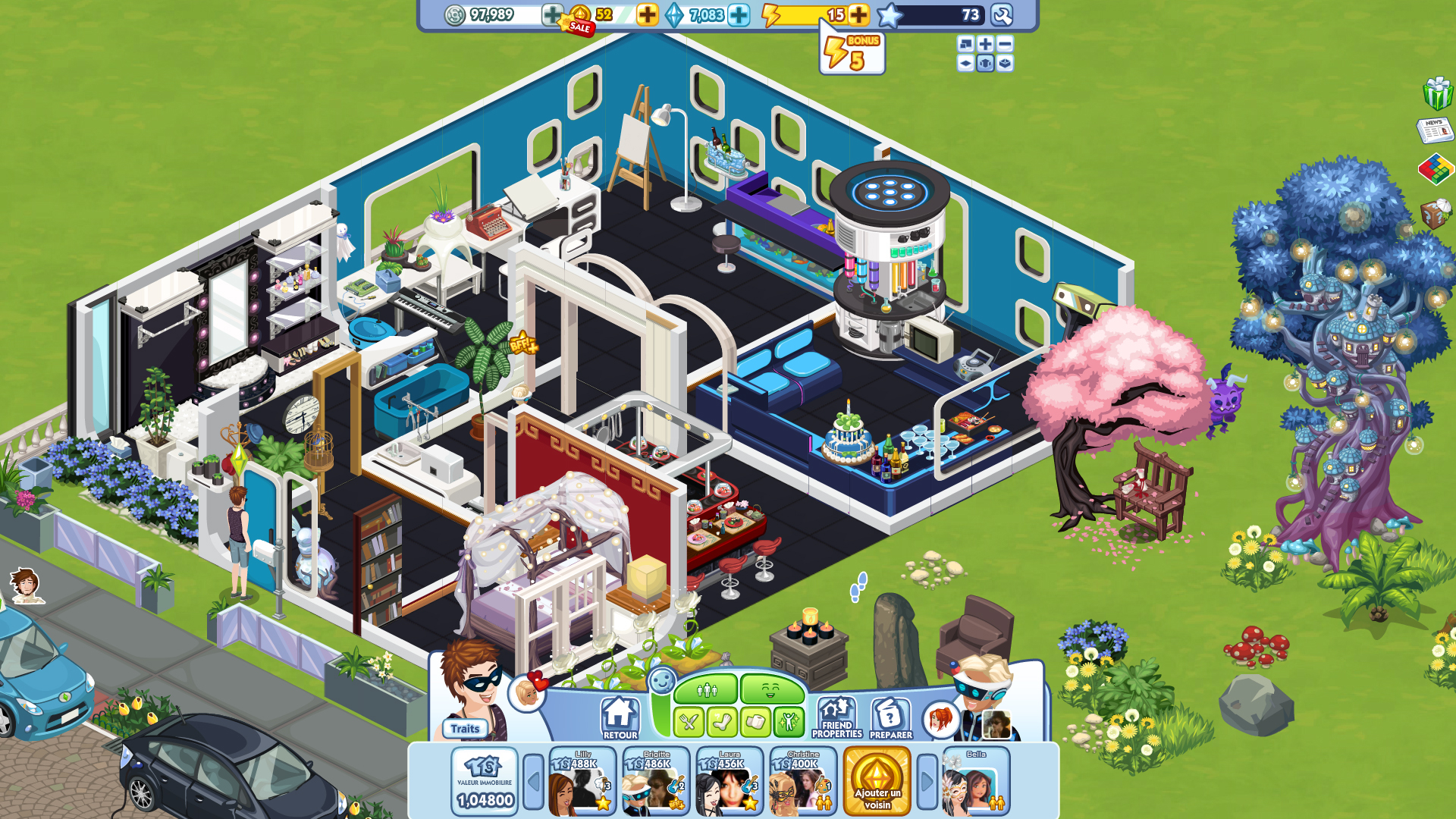 Sims Social Desktop Wallpaper Of Video Game