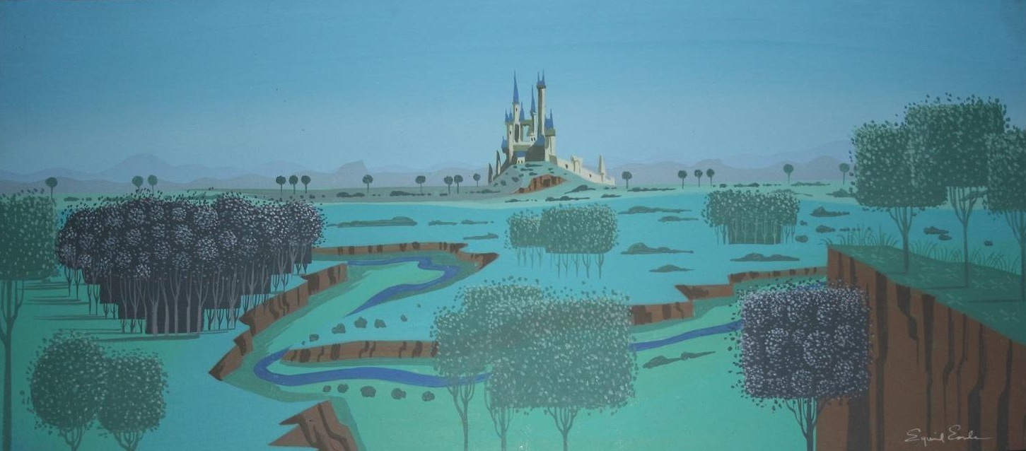 Sleeping Beauty Concept Art By Eyvind Earle From