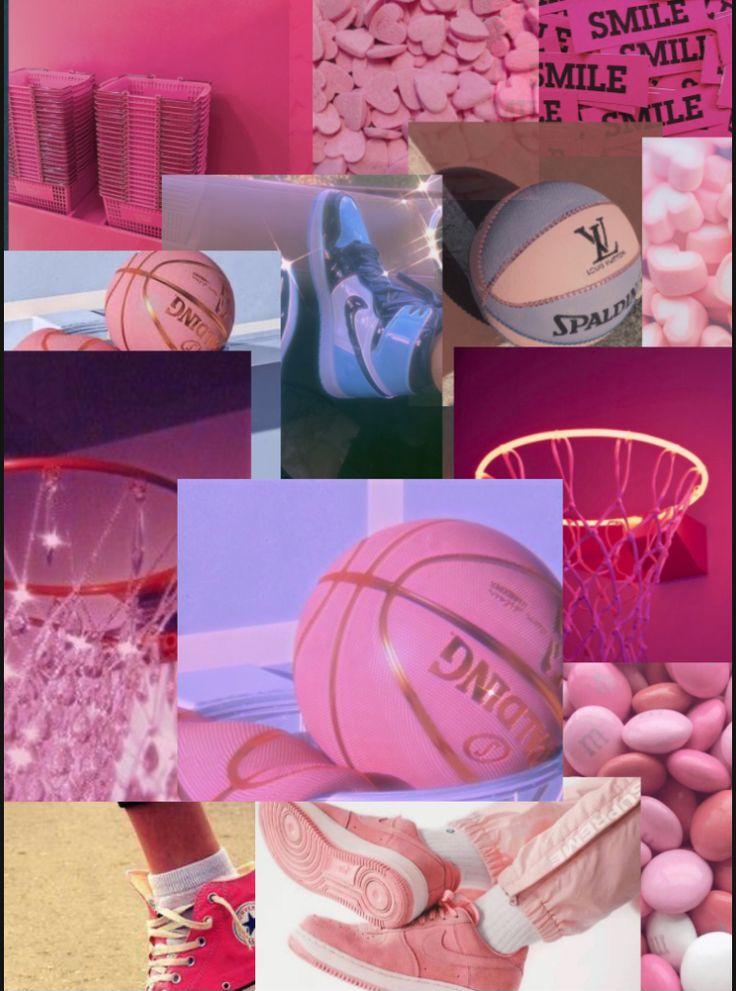 Basketball Hot Pink Aesthetic Cool Wallpaper
