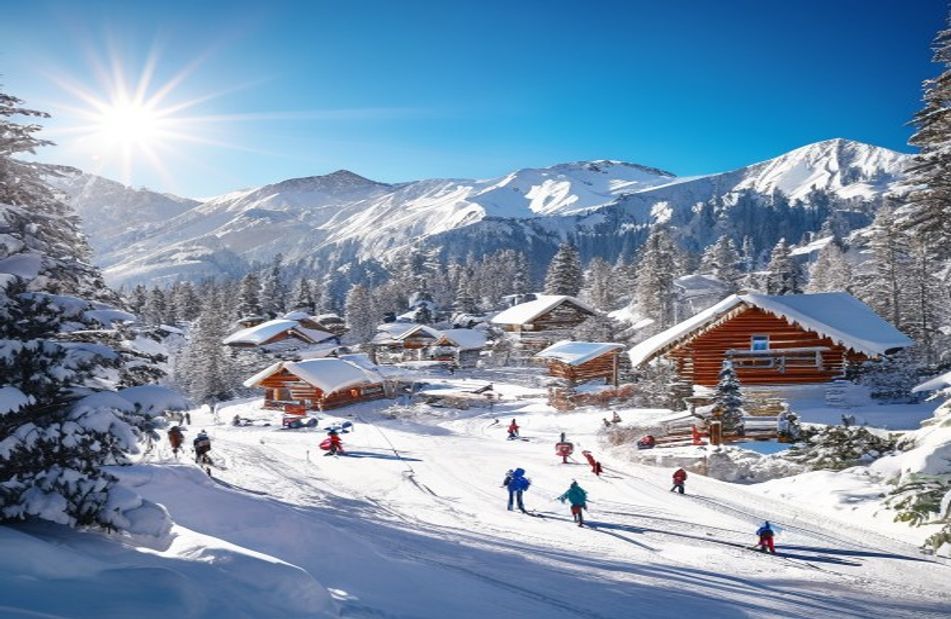 Ski Resort Wallpaper