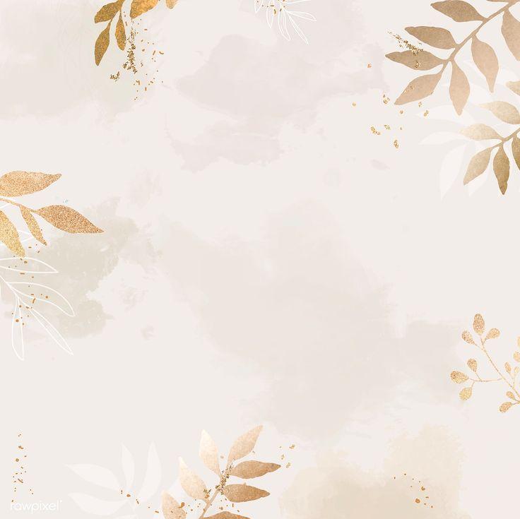 Christmas Patterned On Beige Background Vector Premium Image By