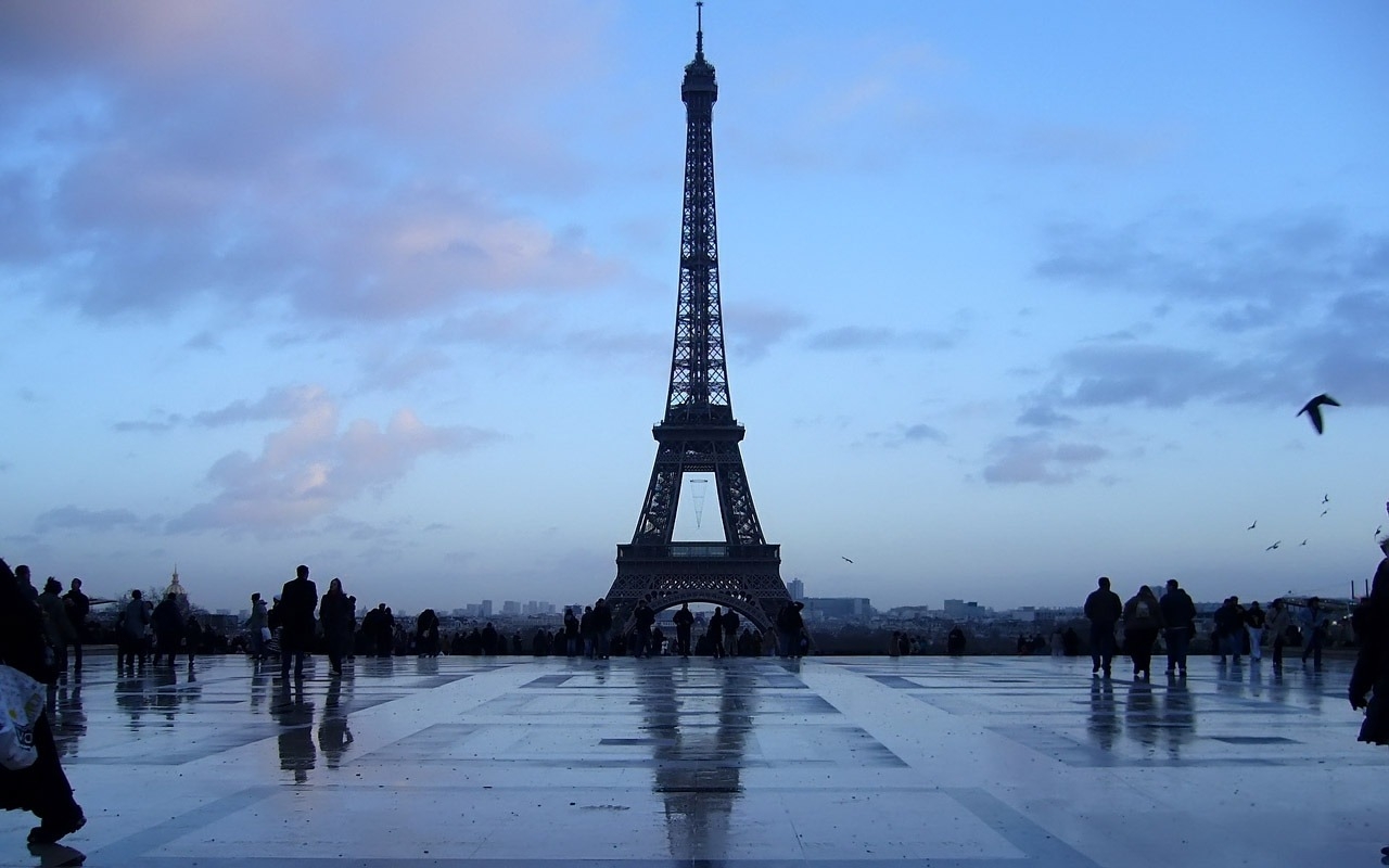 Eiffel Tower Paris France Hd Desktop Wallpaper