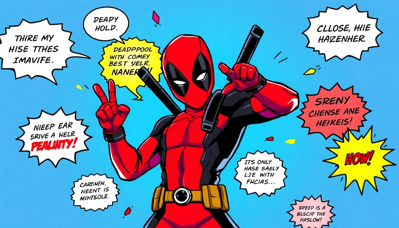 Funny Deadpool Wallpaper
